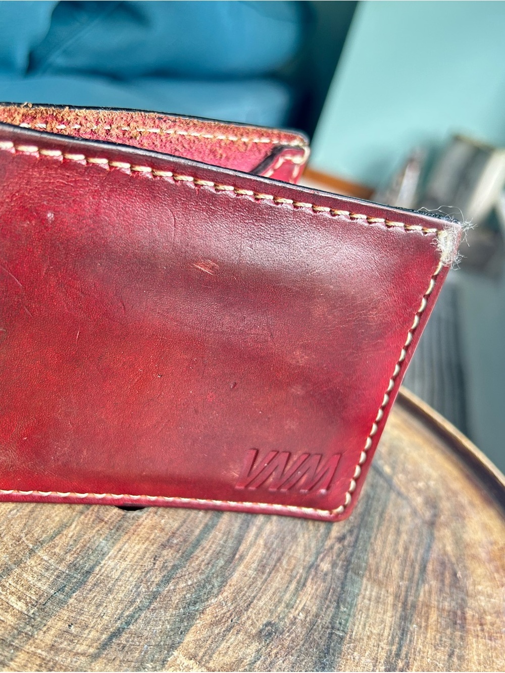 VNM “Oxblood” leather wallet